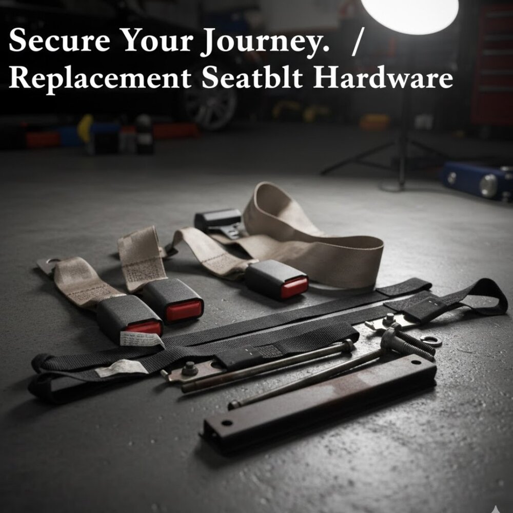 Rear Seat Belt Seatbelt Latch Buckle Tan